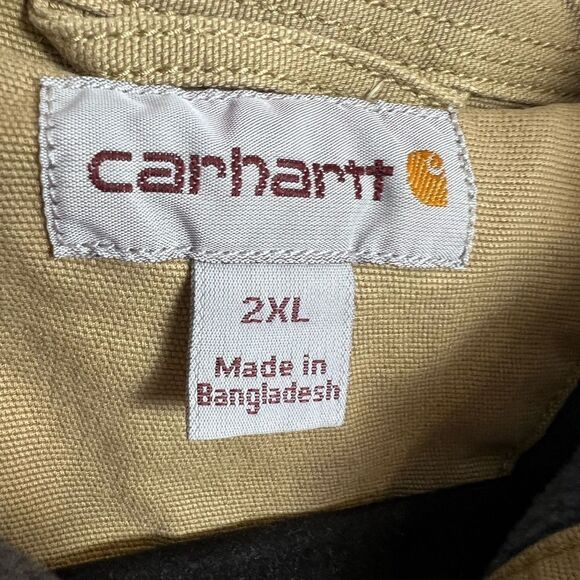 Carhartt Fleece lined button up jacket size 2xl - Picture 4 of 6
